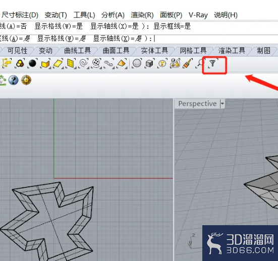 Rhino中怎样使用过滤器？