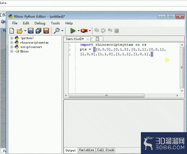 用python在rhino里面绘制Box的方法 用python在rhino里面绘制Box的方法
