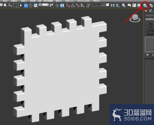 3Dmax如何制作方形积木？