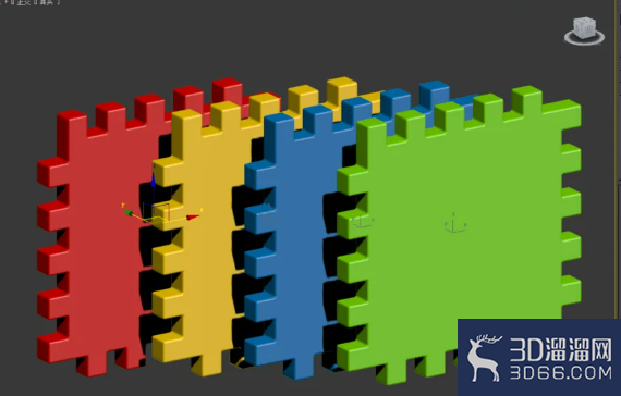 3Dmax如何制作方形积木？