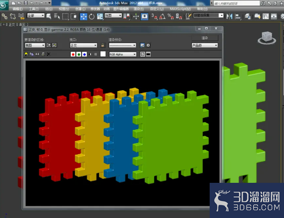 3Dmax如何制作方形积木？
