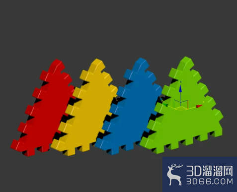 3Dmax如何制作三角形积木? 3Dmax如何制作三角形积木?