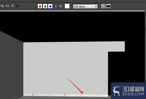 3DMAX怎样制作踢脚线？