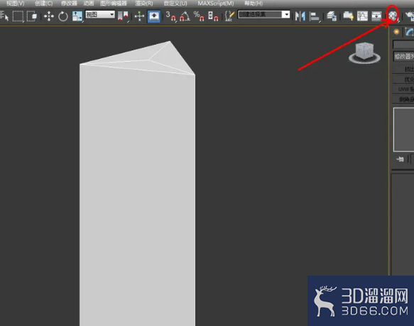 3Dmax如何制作棱柱模型？