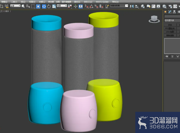 3Dmax如何制作便携式榨汁机? 3Dmax如何制作便携式榨汁机?