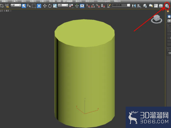 3Dmax如何制作圆柱体模型? 3Dmax如何制作圆柱体模型?