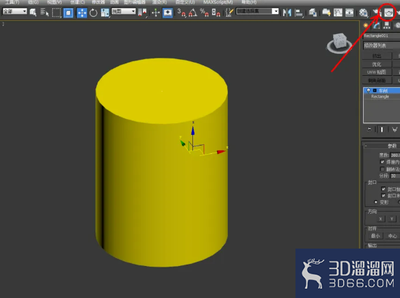 3Dmax如何制作圆柱体模型? 3Dmax如何制作圆柱体模型?