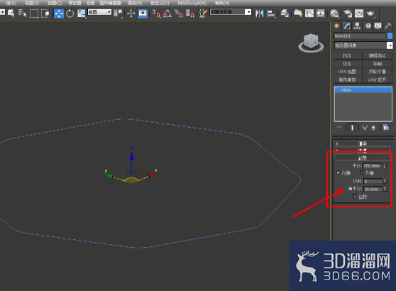 3Dmax如何制作圆角八边形? 3Dmax如何制作圆角八边形?