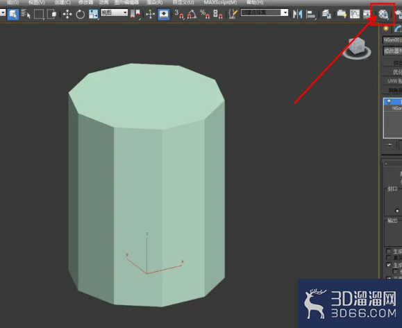 3Dmax如何制作十边柱? 3Dmax如何制作十边柱?