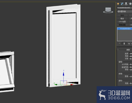 3Dmax如何制作旋转窗? 3Dmax如何制作旋转窗?