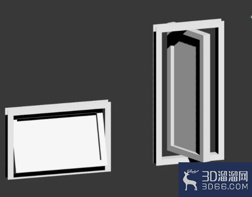 3Dmax如何制作旋转窗? 3Dmax如何制作旋转窗?