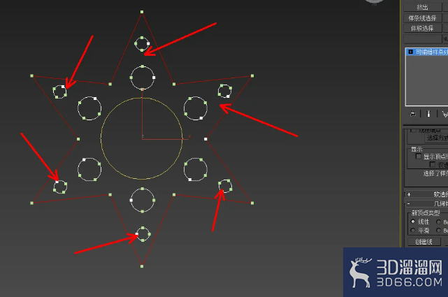 3Dmax镂空星形制作教程