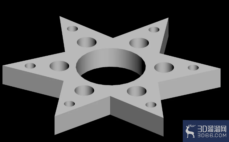 3Dmax镂空星形制作教程
