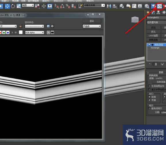 3Dmax如何制作天花角线? 3Dmax如何制作天花角线?