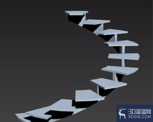 3dmax如何创建螺旋楼梯? 3dmax如何创建螺旋楼梯?