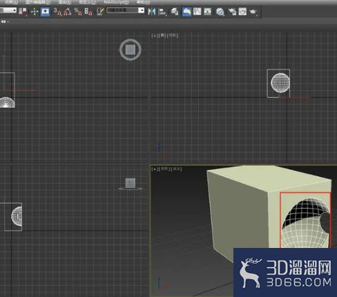3dmax如何使用布尔？