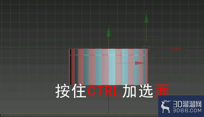 3dmax如何快速选中间隔面? 3dmax如何快速选中间隔面?