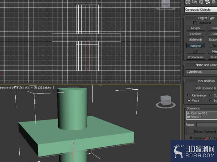 3Dmax布尔运算的使用方法! 3Dmax布尔运算的使用方法!