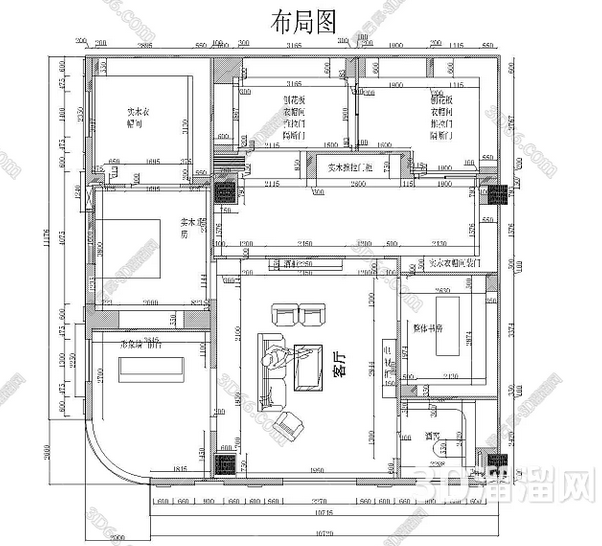 门面平面图怎么画？