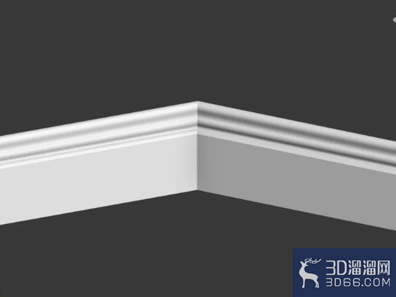 3Dmax怎么制作踢脚线？