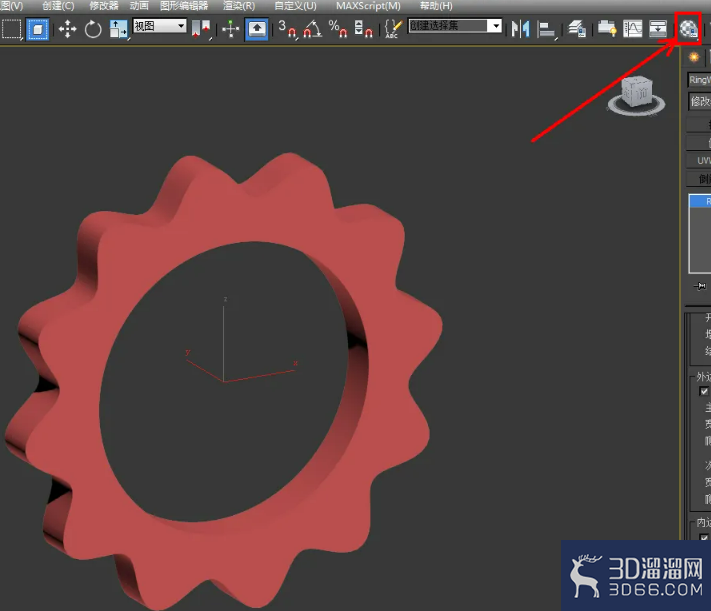 3Dmax齿轮制作教程？