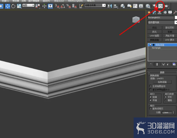 3Dmax如何制作装饰线？