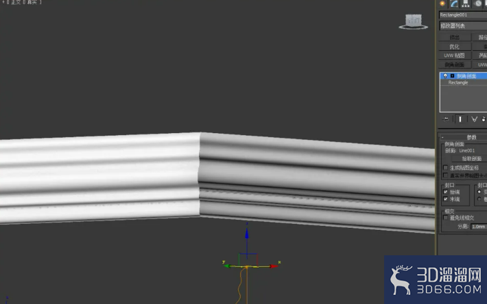 3Dmax如何制作腰线? 3Dmax如何制作腰线?