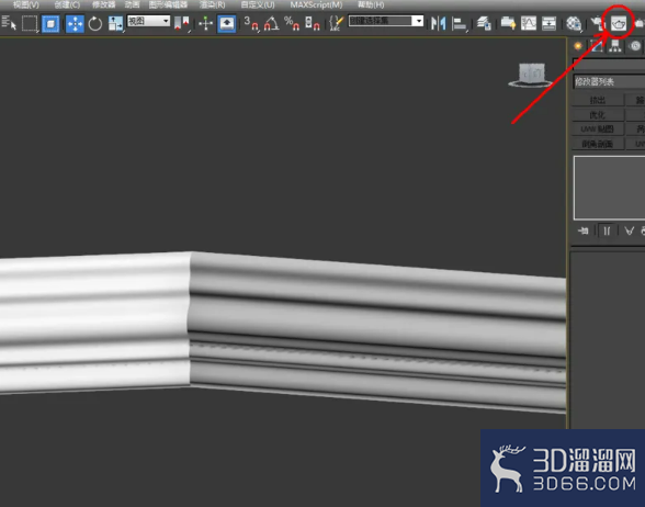 3Dmax如何制作腰线? 3Dmax如何制作腰线?