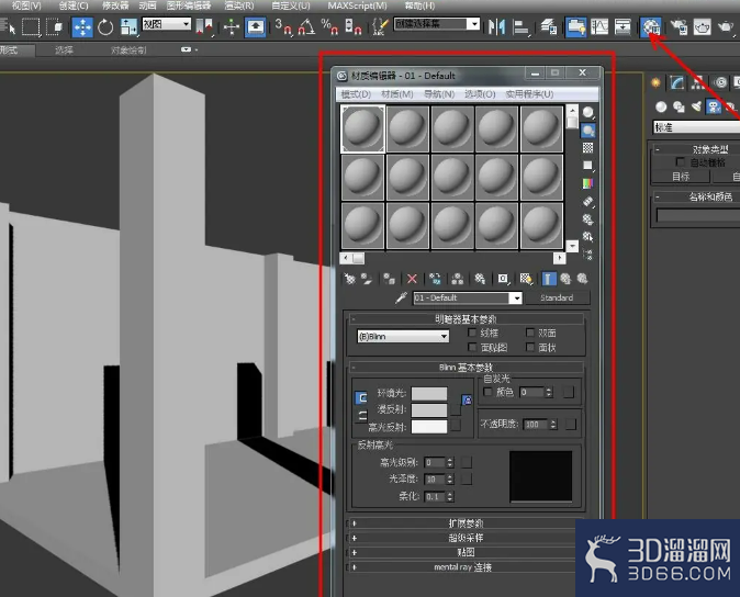 3Dmax怎么让柱子显示为线条? 3Dmax怎么让柱子显示为线条?