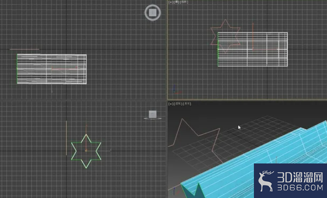 3dMax中如何绘制放样截面？