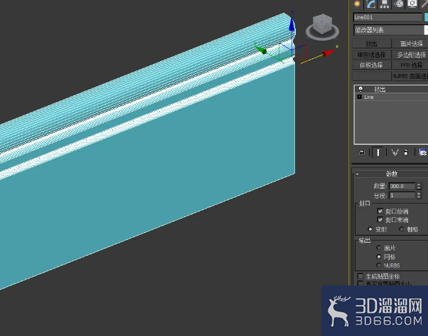 3Dmax装饰踢脚线样板模型制作教程