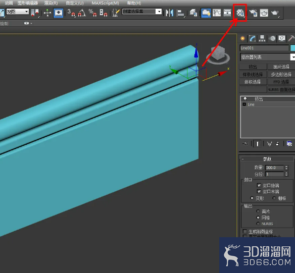 3Dmax装饰踢脚线样板模型制作教程