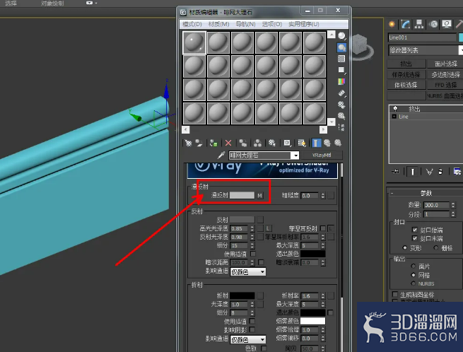 3Dmax装饰踢脚线样板模型制作教程
