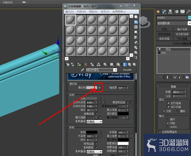 3Dmax装饰踢脚线样板模型制作教程