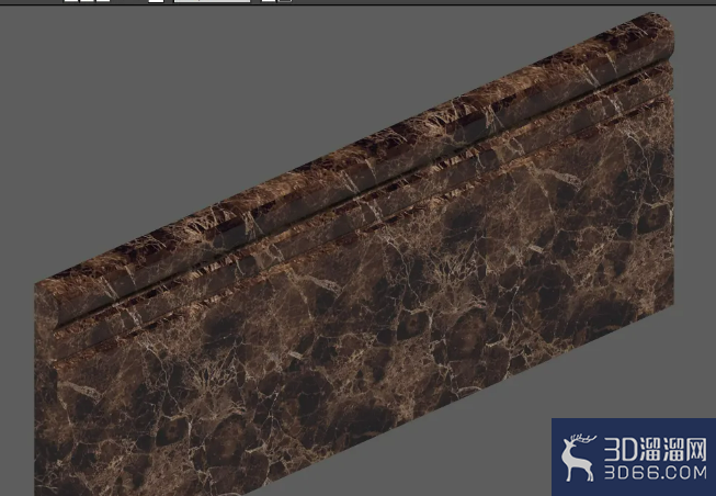 3Dmax装饰踢脚线样板模型制作教程