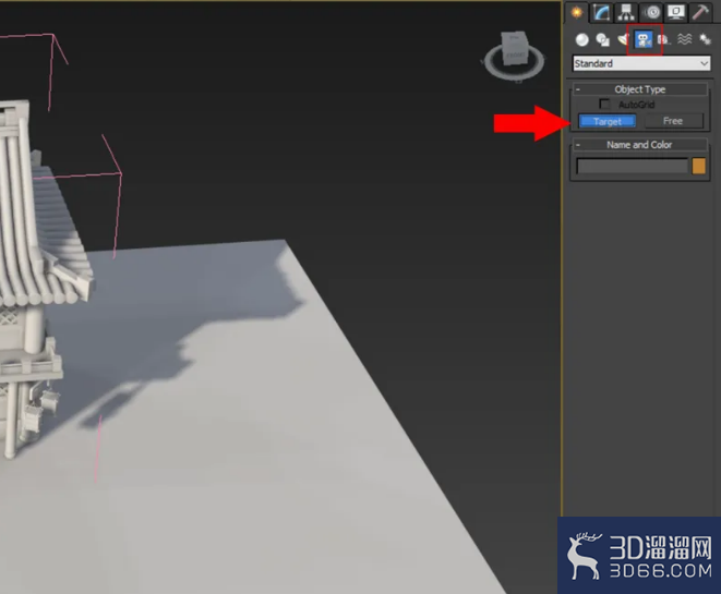 3Dmax如何打摄像机？