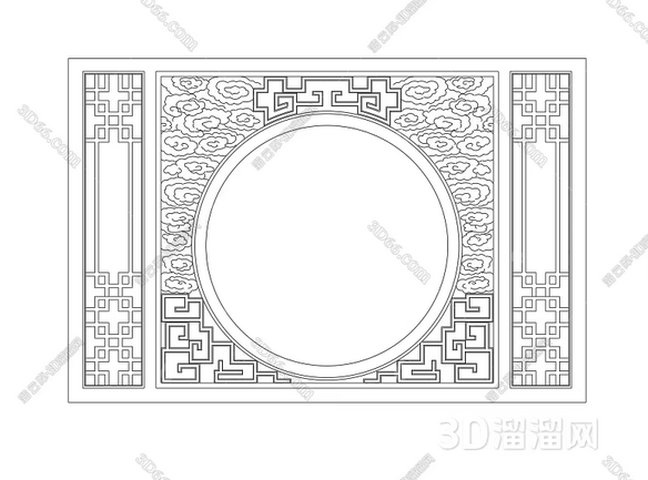 cad屏风平面图怎么画？