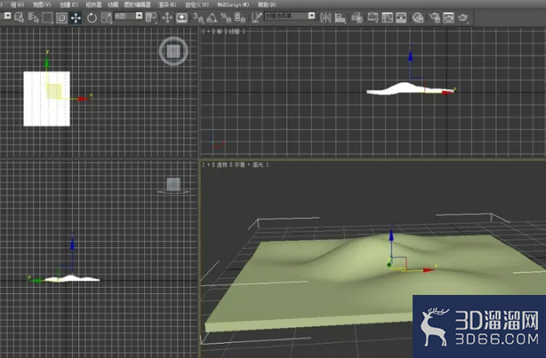 3dmax如何制作一个简易地形? 3dmax如何制作一个简易地形?