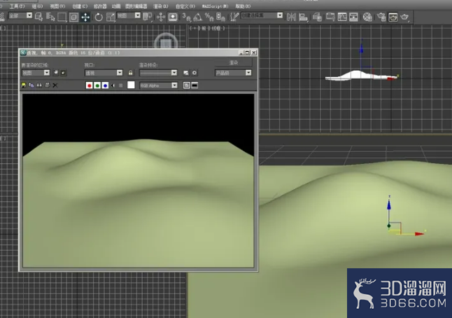 3dmax如何制作一个简易地形? 3dmax如何制作一个简易地形?