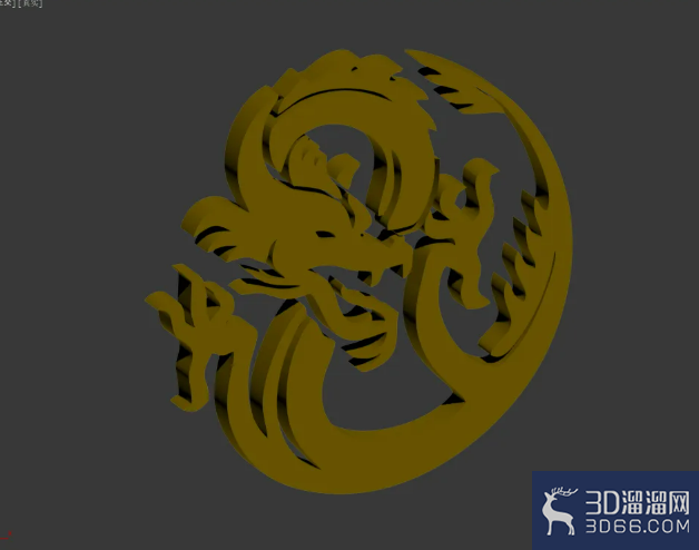 3Dmax龙图腾模型制作教程