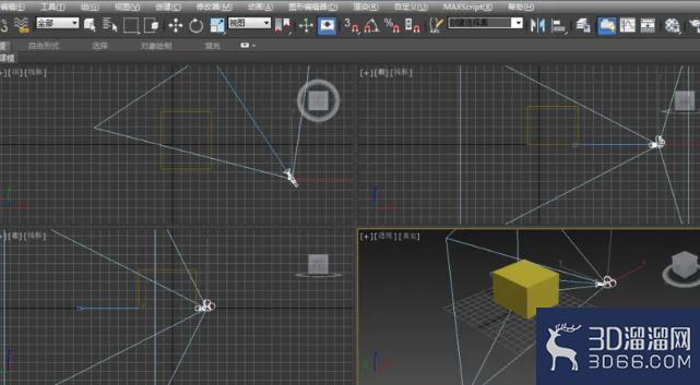 3DMAX如何加摄像机？