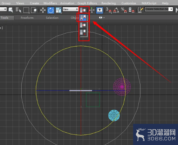 3Dmax坐标轴的选取坐标轴心的控制按钮? 3Dmax坐标轴的选取坐标轴心的控制按钮?