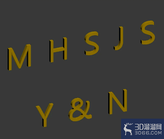 3Dmax香水瓶logo字制作教程