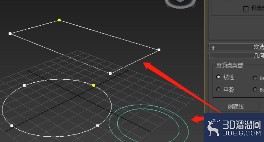 3Dmax如何合并多个线条？