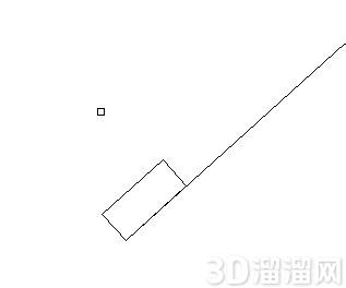 AutoCAD中矩形与斜线快速对齐的两种方法