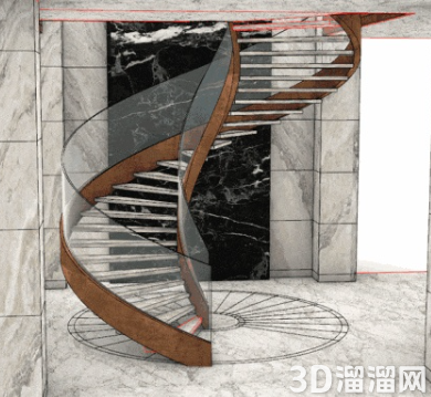 旋转楼梯CAD施工图怎么画？只需4个步骤
