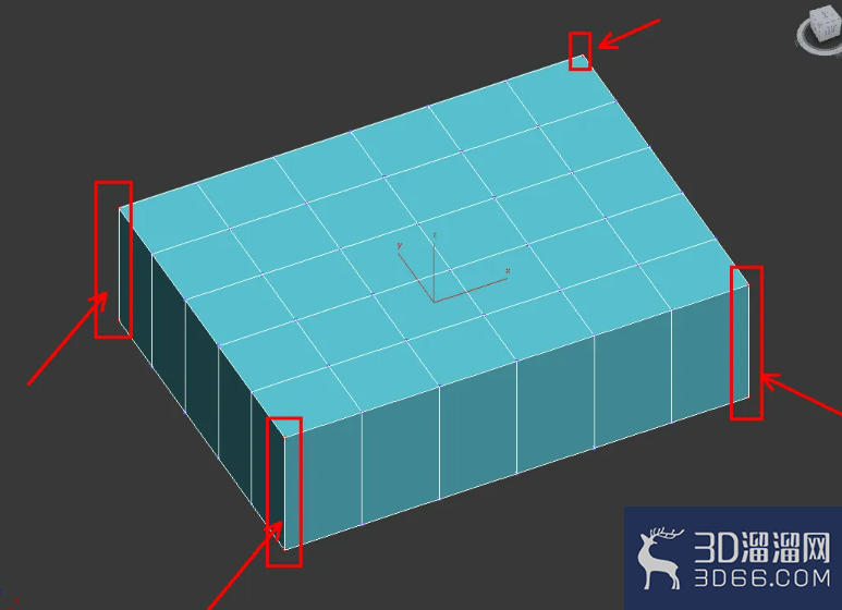 3Dmax编辑多边形顶点切角使用教程
