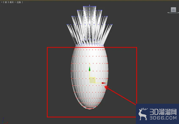 3Dmax可编辑多边形顶点挤出