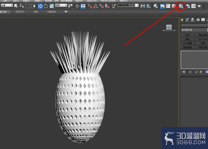 3Dmax可编辑多边形顶点挤出