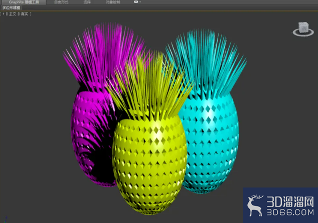 3Dmax可编辑多边形顶点挤出